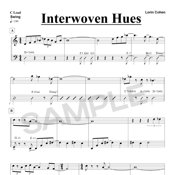 Interwoven Hues sheet music