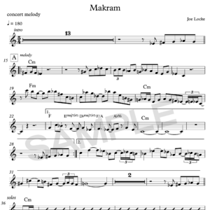 Makram sheet music