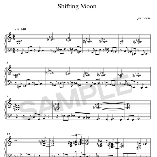 Shifting Moon - sheet music